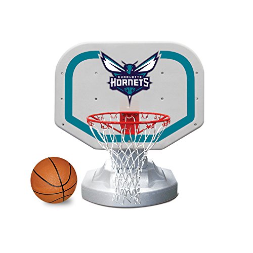 Poolmaster 72903 Charlotte Hornets NBA USA Competition-Style Poolside Basketball Game