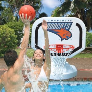 Poolmaster 72903 Charlotte Hornets NBA USA Competition-Style Poolside Basketball Game