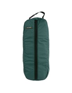 tough 1 tough-1 nylon/poly bridle/halter bag, hunter green , 25″ length with 3 1/2″ gusset