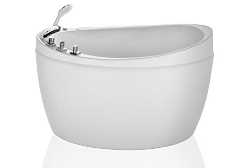 Empava Whirlpool Bathtub Massage Soaking SPA Chromatherapy Jets Tub Model 2021 48JT011