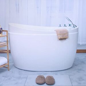 Empava Whirlpool Bathtub Massage Soaking SPA Chromatherapy Jets Tub Model 2021 48JT011