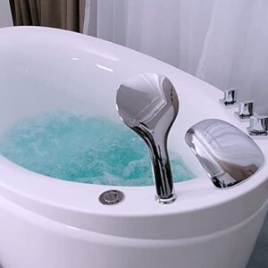 Empava Whirlpool Bathtub Massage Soaking SPA Chromatherapy Jets Tub Model 2021 48JT011