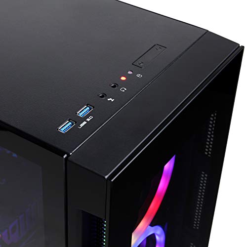 CyberpowerPC Gamer Xtreme VR Gaming PC, Intel Core i7-12700F 2.1GHz, GeForce RTX 3060 12GB, 16GB DDR4, 1TB NVMe SSD, WiFi & Win 11 Home (GXiVR8040A12), Black