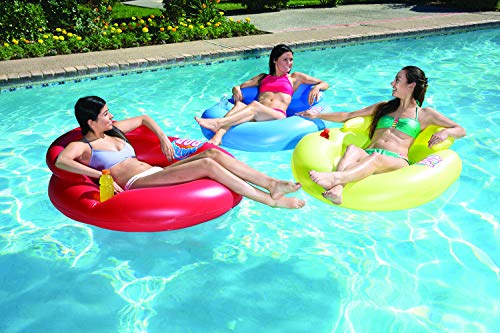 Poolmaster Yellow Water Pop Mesh Pool Lounge