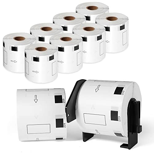 16 Rolls + 2 Frame, MarkDomain CompatibleDK-2251 Continuous Black/Red Label on White Papers 2.4in x 50ft and Brother DK-1209 1.1 in x 2.4 in(62mm x 29mm) with Brother QL Label Printers