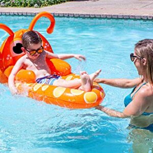 Poolmaster Waterbug Lounge Jr. Inflatable Swimming Pool Float