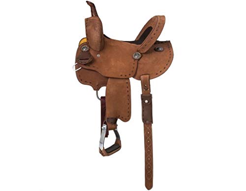 Royal King Branson Rough Out Barrel Saddle 14in