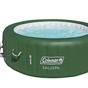 Coleman SaluSpa Inflatable Hot Tub Spa | Portable Hot Tub with Heated Water System and 140 Bubble Jets | Fits Up to 4 People