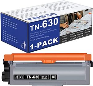 indiuprint 1 pack tn630 tn-630 black toner cartridge replacement for brother hl-l2300d l2305w l2315dw l2320d l2340dw l2360dw l2380dw mfc-l2680w l2685dw l2740dw dcp-l2520dw l2540dw printer toner.