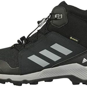 adidas Outdoor Unisex-Child Terrex MID GTX Hiking Boot, Black/Grey Three/Carbon, 10.5K Child US Little Kid