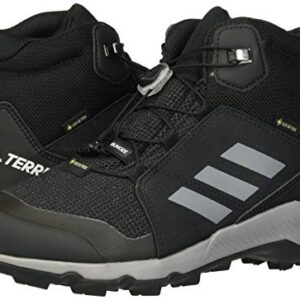 adidas Outdoor Unisex-Child Terrex MID GTX Hiking Boot, Black/Grey Three/Carbon, 10.5K Child US Little Kid