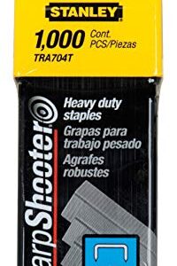 Stanley TRA704T 1/4-Inch Heavy Duty Staples, Pack of 1000