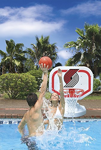 Poolmaster 72925 Portland Trail Blazers NBA USA Competition-Style Poolside Basketball Game