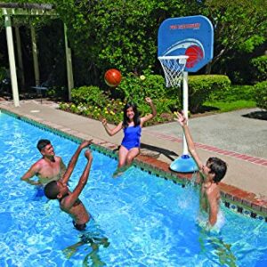 Poolmaster 72794 Pro Rebounder Adjustable Poolside Basketball Game , Blue