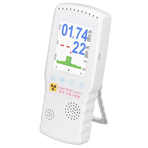 Nuclear Radiation Detector, Clear viewing High Accuracy Radiation Dose Counter Handheld for Pollution Monitoring