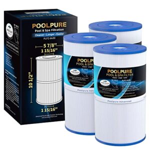 poolpure c-6430 spa filter replaces 31489, pwk30, filbur fc-3915, p/n0969601, 71825, 73178, 73250, 30 sq. ft. hot spring spa filter 3 pack