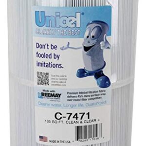 Unicel C7471 Clean & Clear Swimming Pool Replacement Filter Cartridge (4 Pack) - Replaces C-7471, PCC105, and FC-1977