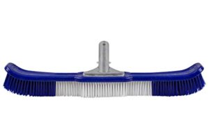 poolmaster 20174 flexible body swimming pool brush, 18.5 inch, classic collection, multi