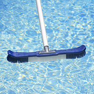 Poolmaster 20174 Flexible Body Swimming Pool Brush, 18.5 Inch, Classic Collection, Multi