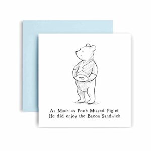 huxters birthday cards for men – funny bacon sandwich birthday card for dad brother and son – birthday card for her friend – gifts for women funny birthday card – beautiful illustrative artwork