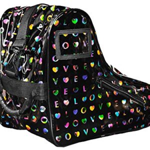 Epic Skates Limited Edition Love Skate Bag, Shiny Black