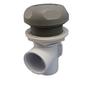 Hot Tub Spa Part Gray Waterfall Valve with (2) 3/4" Barbs