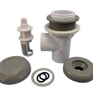 Hot Tub Spa Part Gray Waterfall Valve with (2) 3/4" Barbs