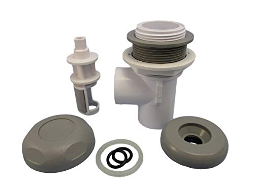 Hot Tub Spa Part Gray Waterfall Valve with (2) 3/4" Barbs