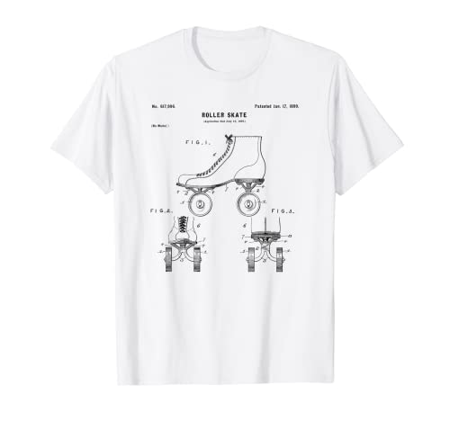 Retro Roller Skate Shirt - Inline Speed Derby Skater Tee