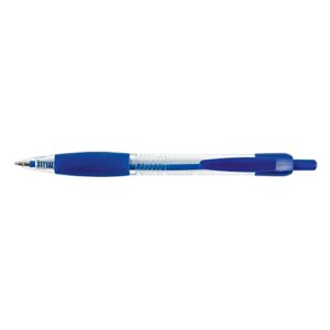 Staples Retractable Ballpoint Pens, Medium Point, Blue Ink, Dozen (50794)