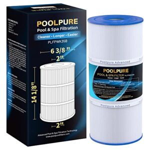 poolpure pwk35b filter replaces watkins 1642301-1, 78161, 78286, hot spring limelight series filter cartridge 1pack