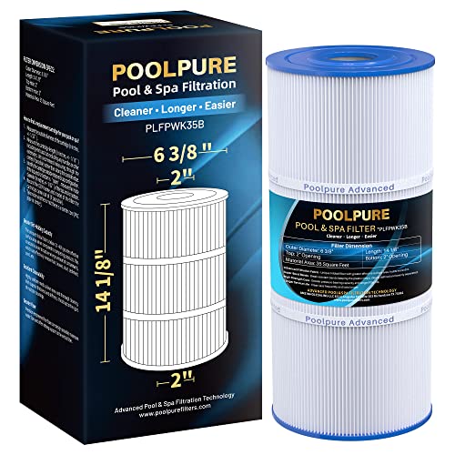 POOLPURE PWK35B Filter Replaces Watkins 1642301-1, 78161, 78286, Hot Spring Limelight Series Filter Cartridge 1PACK