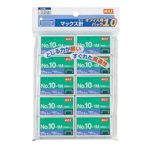 10 pieces no. 10 no.10-1m max staples (japan import)