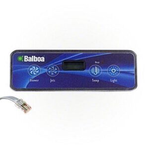 balboa 54094-01 4-button lite duplex digital lcd topside control panel