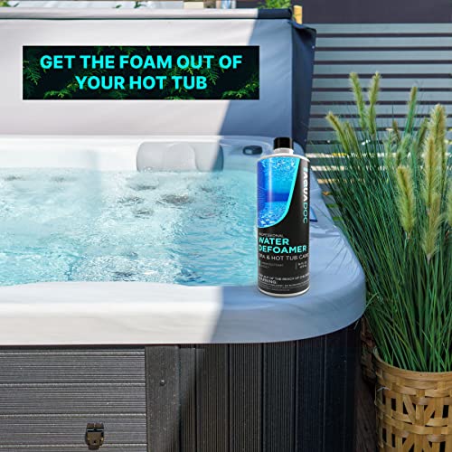 Hot Tub Defoamer & Spa Defoamer - Spa Anti Foam & Hot Tub Anti Foam for HotTub Owners to get the Foam out for Spa & Hot Tub Foam Removal, The Defoamer for Hot Tubs to Keep Spa Foam Down | AquaDoc 16oz