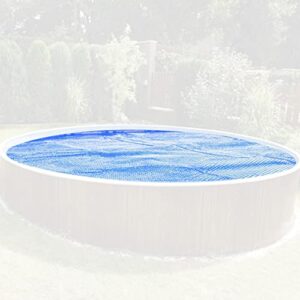 lriking 8ft /10ft/12ft /15ft round solar pool cover swimming pool solar blanket cover for pools hot tub protector sun dustproof spa pool safety cover outdoor waterproof