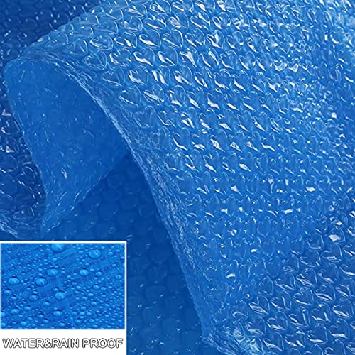 LRIKING 8ft /10ft/12ft /15ft Round Solar Pool Cover Swimming Pool Solar Blanket Cover for Pools Hot Tub Protector Sun Dustproof Spa Pool Safety Cover Outdoor Waterproof