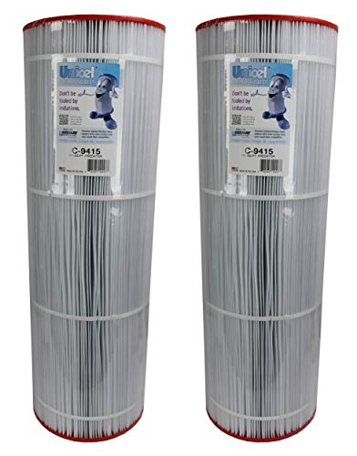 Unicel C-9415 Swimming Pool 150 Sq. Ft. Filter Cartridges Replacement for Filbur FC-0687 and Pleatco PAP150-4 (2 Pack)