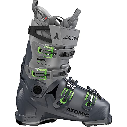 Atomic HAWX Ultra 120 S GW Ski Boots Mens Sz 10.5 (28.5) Grey Blue/Anthracite