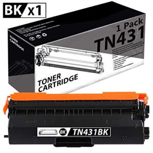 tn431(1 pack-black) compatible toner cartridge replacement for brother hl-l8260cdw l8360cdw l8360cdwt dcp-l8410cdw mfc-l8610cdw l8690cdw l9570cdwt printer.