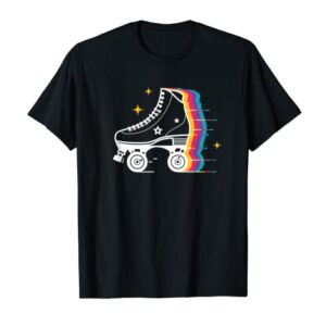 Colorful Roller Skating Derby Skate Roller Skater Trainer T-Shirt