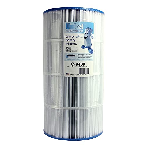 Unicel C8409 Swimming Pool and Spa Replacement Filter Cartridge for Hayward CX900 RE, Sta Rite 25230 0095S, Waterway 817 0100N, Pleatco PA90, Filbur FC1292 C8409