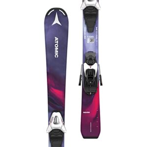 Atomic Maven Skis w/C 5 GW Bindings Kids Sz 100cm Blue/Bright Red