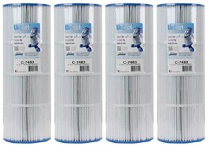 unicel c-7483 spa replacement filter cartridge for hayward swimclear c3025 and c3030 (4 pack)
