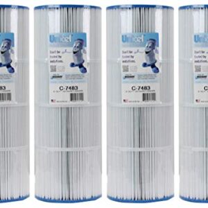 Unicel C-7483 Spa Replacement Filter Cartridge for Hayward SwimClear C3025 and C3030 (4 Pack)