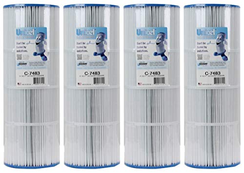 Unicel C-7483 Spa Replacement Filter Cartridge for Hayward SwimClear C3025 and C3030 (4 Pack)