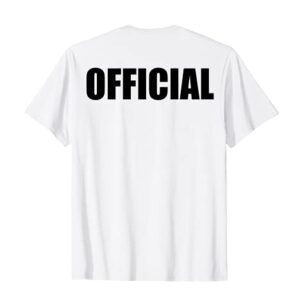 "NSO OFFICIAL" T-Shirt Roller Derby Universal Uniform