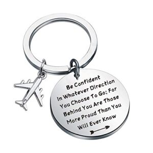 LQRI Future Pilot Gift New Pilot Gifts Pilot Graduation Gift Be Confident in Whatever Direction You Choose to Go (K-airplaine)