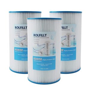 rolfillt pwk30 replaces hot spring spa filters，compatible watkins 31489,unicel c-6430, filbur fc-3915, p/n0969601, 71825, 73178, 73250,30 sq.ft. 3 pack