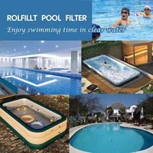 ROLFILLT PWK30 Replaces Hot Spring Spa Filters，Compatible Watkins 31489,Unicel C-6430, Filbur FC-3915, P/N0969601, 71825, 73178, 73250,30 sq.ft. 3 Pack